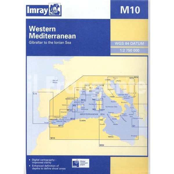 Πλοηγικός Χάρτης M10 "Δυτική Μεσόγειος"