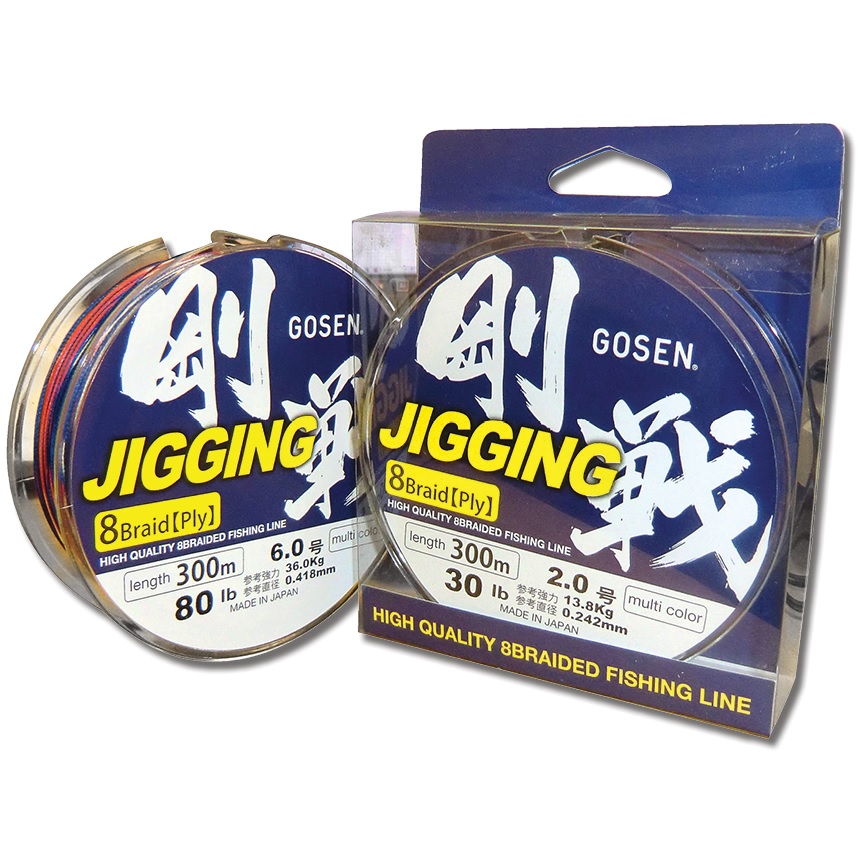 Νήμα Gosen Jigging Ω8 Πολύχρωμο