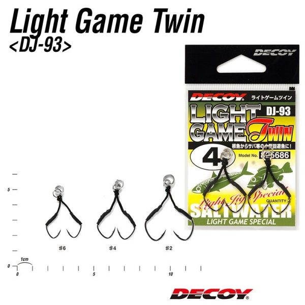 Assist Hook Decoy DJ-93 Light Game Twin (2)