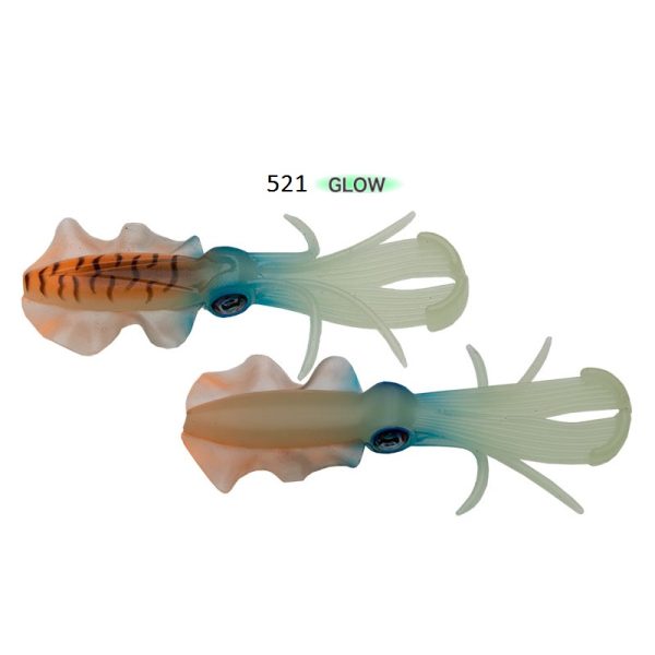 Ecogear Power Squid 3.5 #521 Glow